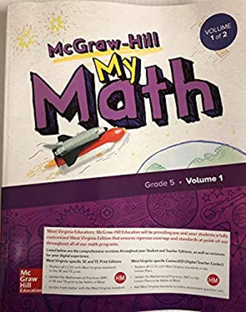 McGraw-Hill My Math, Grade 5, Student Edition, Volume 1 Paperback