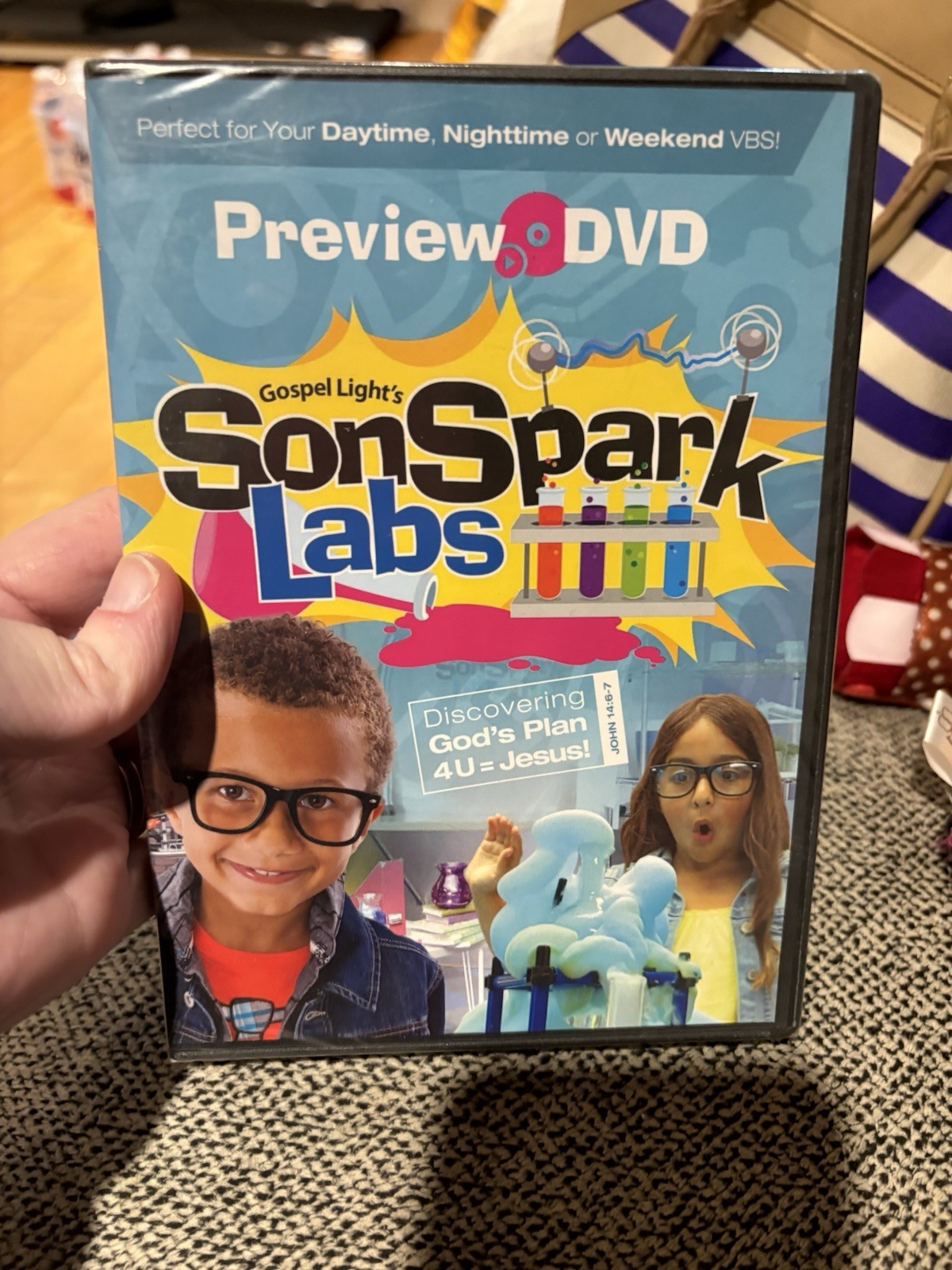 Gospel Light SonSpark Labs Preview DVD Vacation Bible School Educational