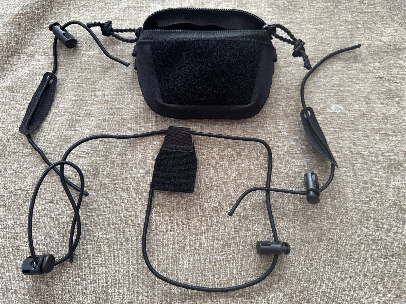 Shaw STYLE Brain Pouch Black Tactical Helmet Pouch