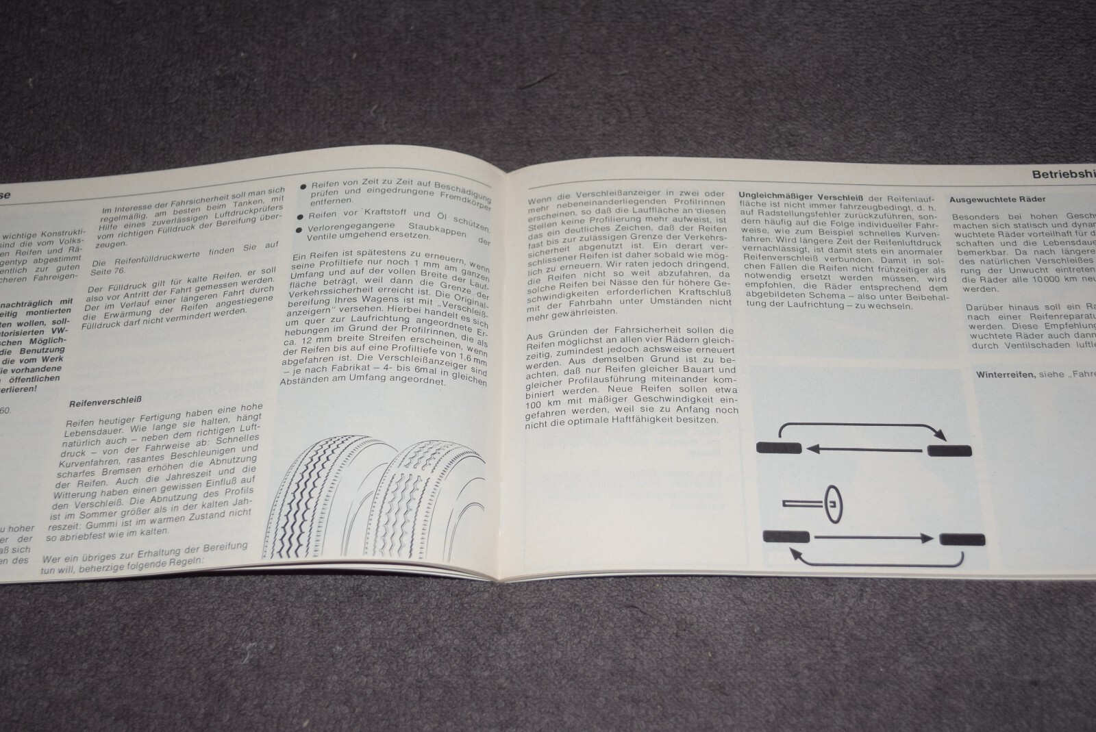 Operating Instructions Manual VW Passat B1 Type 32/33 Mint/Unused