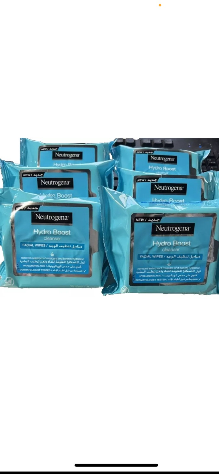 Neutrogena Hydro Boost Cleansing Facial Wipes 150 Counts Total 6 Pack