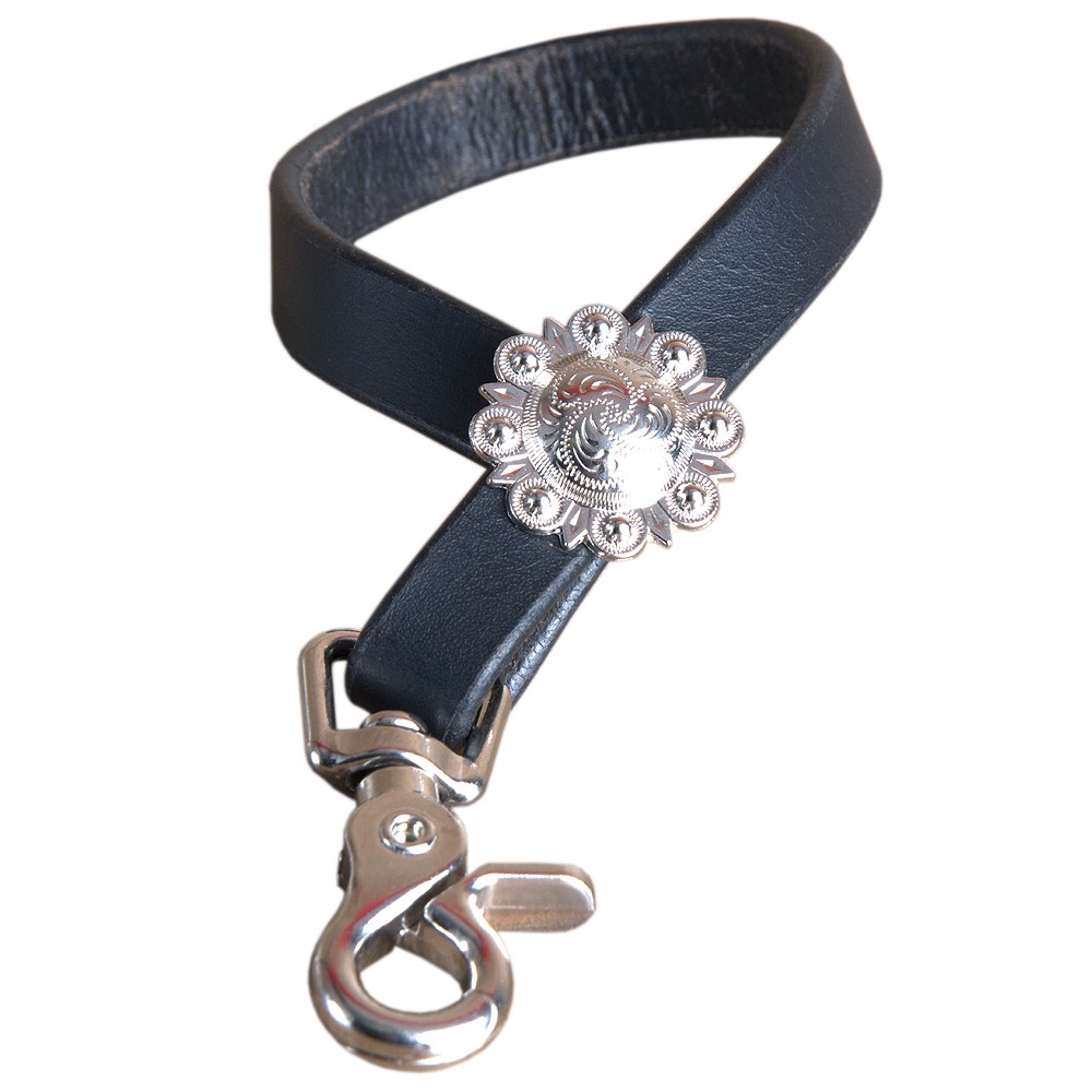HILASON Leather Horse Tie Down Hobble Keeper Sunset Hand Tool- 4 Inch| | Ties