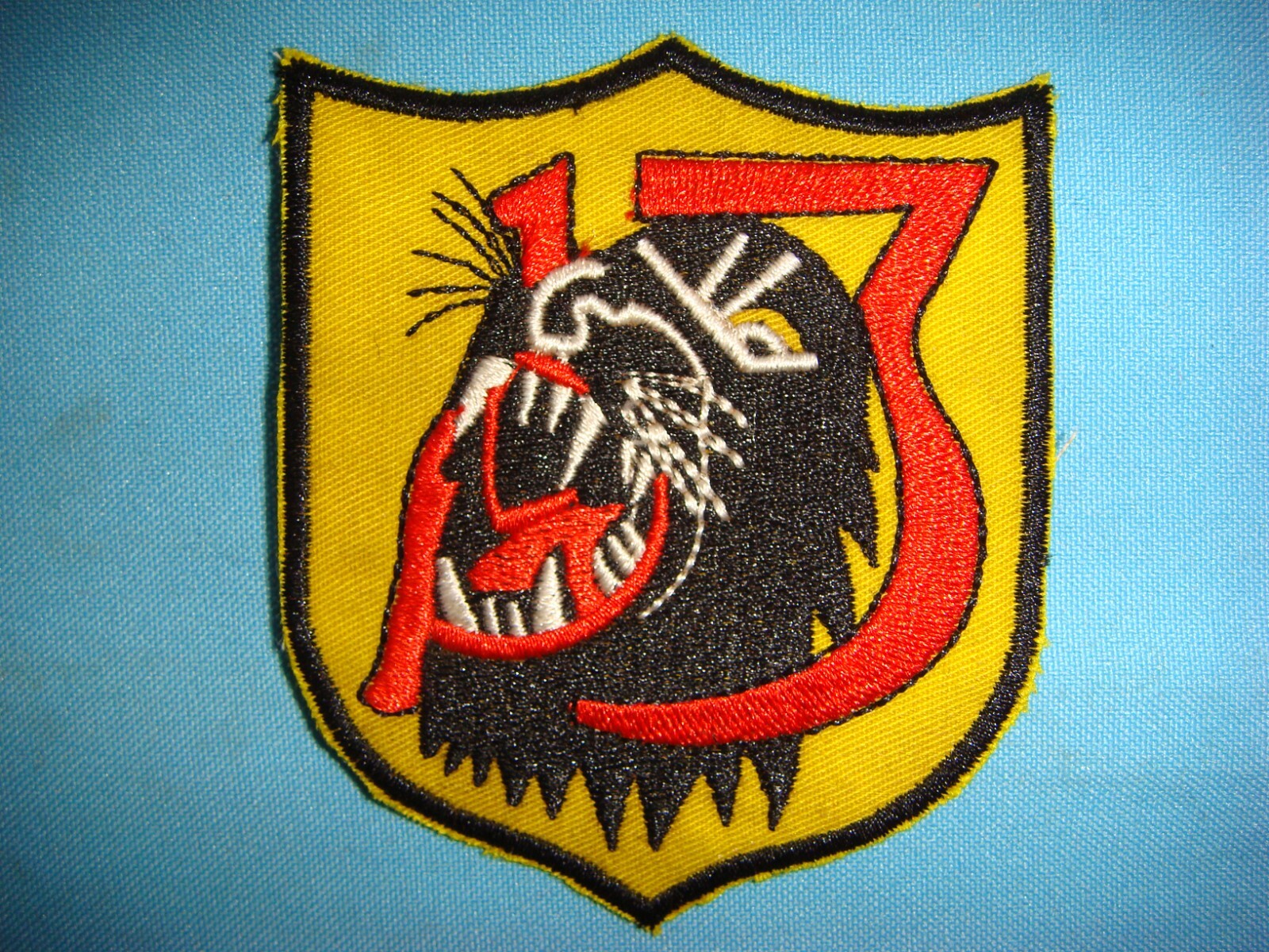 VIETNAM WAR PATCH, US 13th TACTICAL FIGHTER SQUADRON