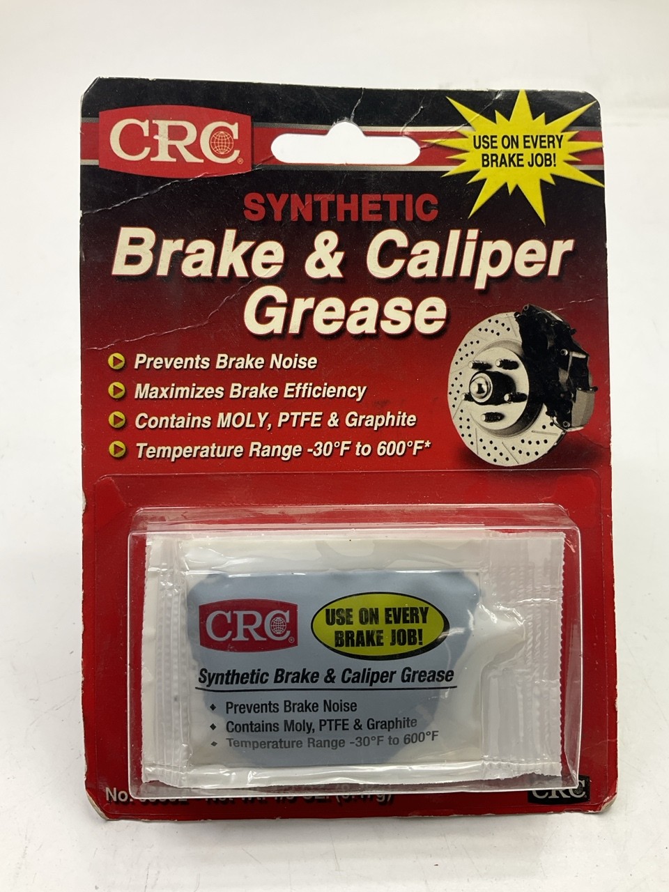 CRC 05352 Brake Caliper Synthetic Grease, 1/3 Oz