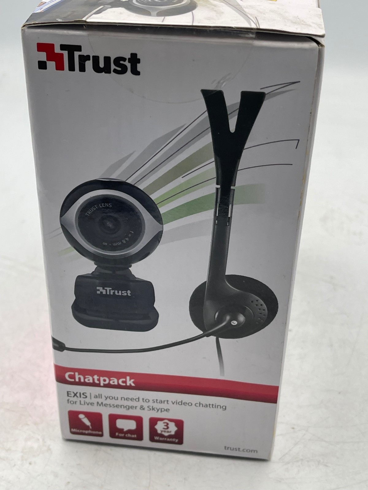 Trust Chatpack 17028 Webcam Headset Bundle USB Black Microphone Plug Play