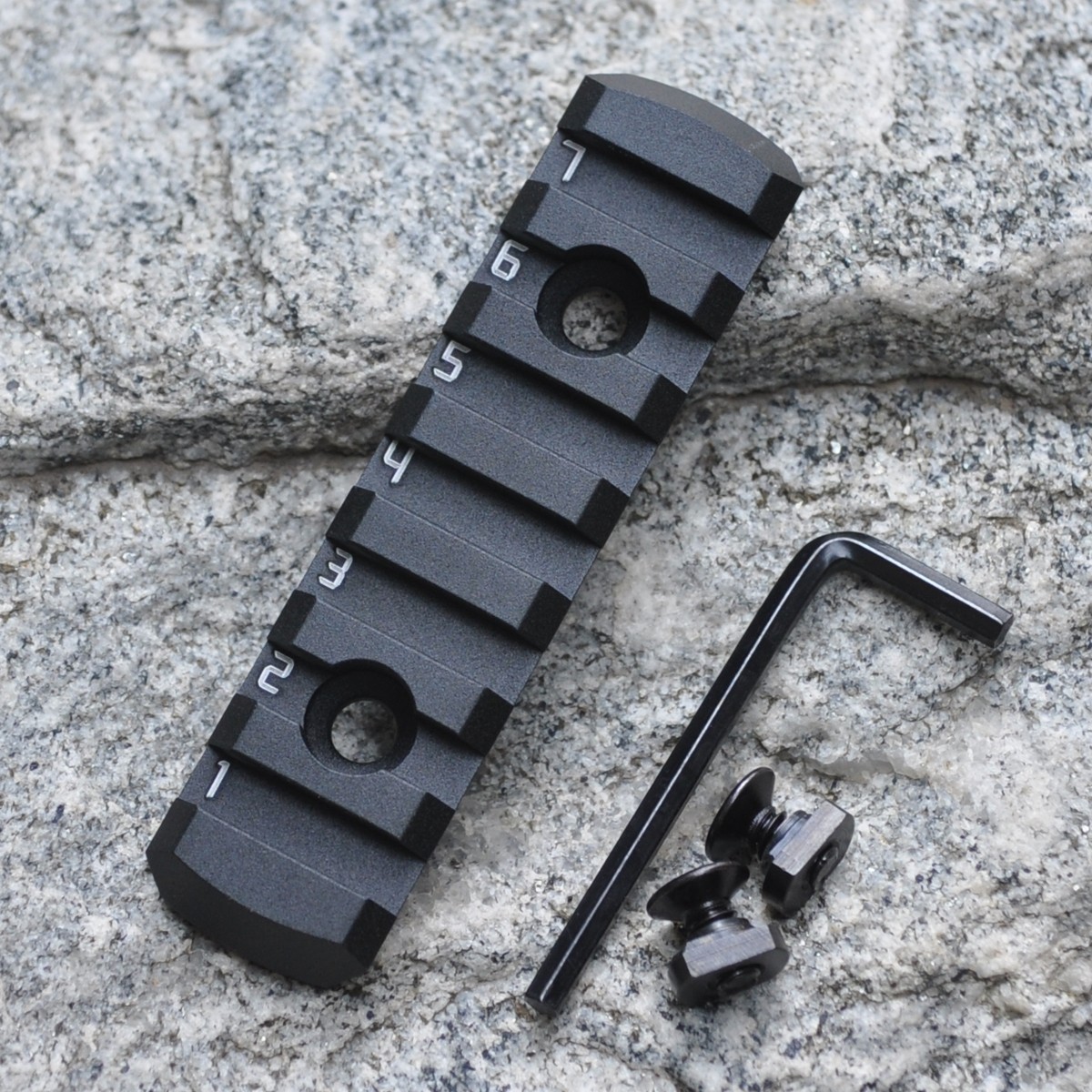 Ultrathin Standard Picatinny Rail 3 5 7 9 13 Slot Scope Mount for Mlok Keymod