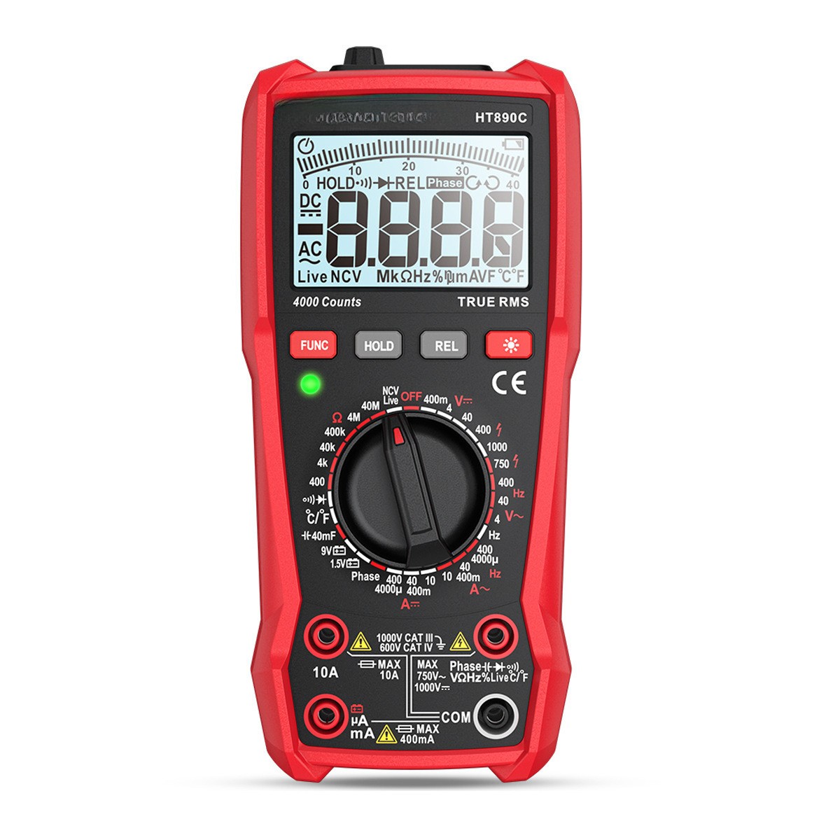 4000 Counts Valid Value Number CAT IV 600V Auto-ranging Multimeter