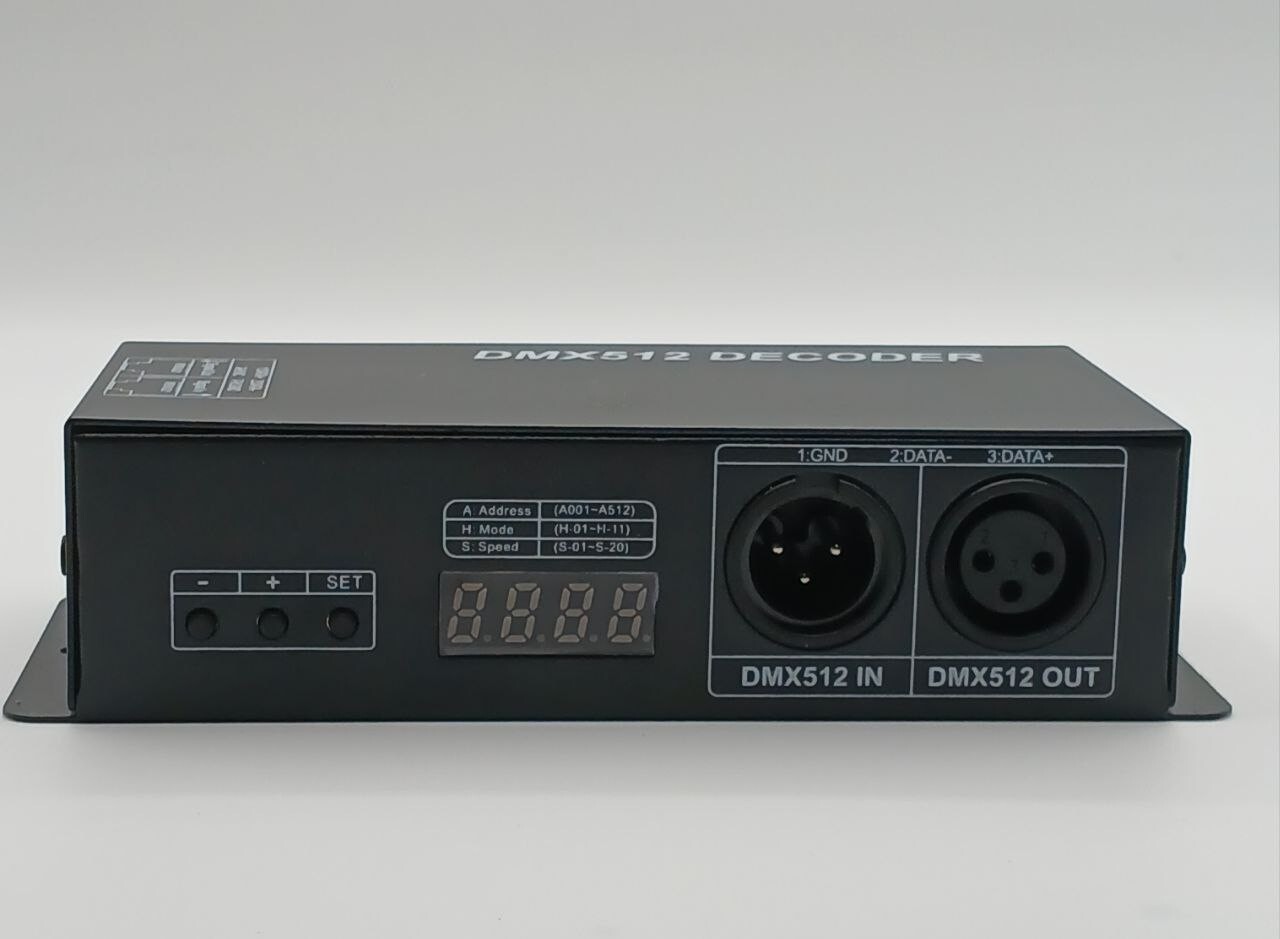 DMX 512 LED Decoder Controller for RGB Lights