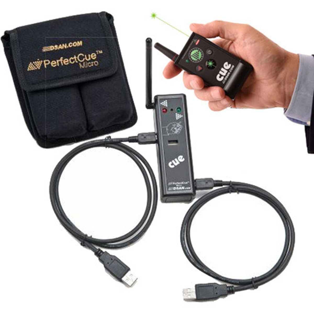 DSAN PerfectCue Micro Ultra Compact Cue Light Remote Presentation Controller wit