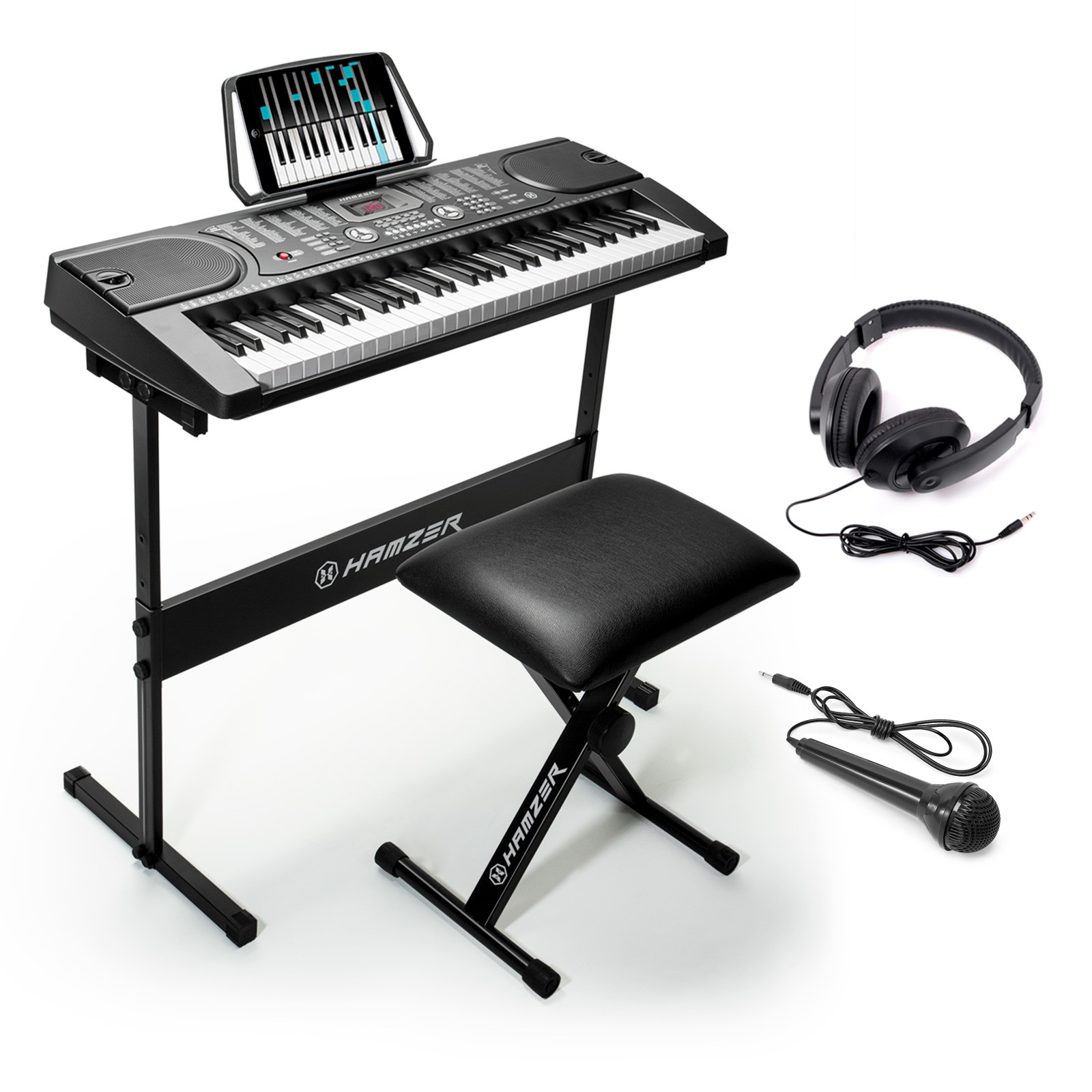 OPEN BOX - 61-Key Digital Music Piano Keyboard - Portable Electronic Instrument