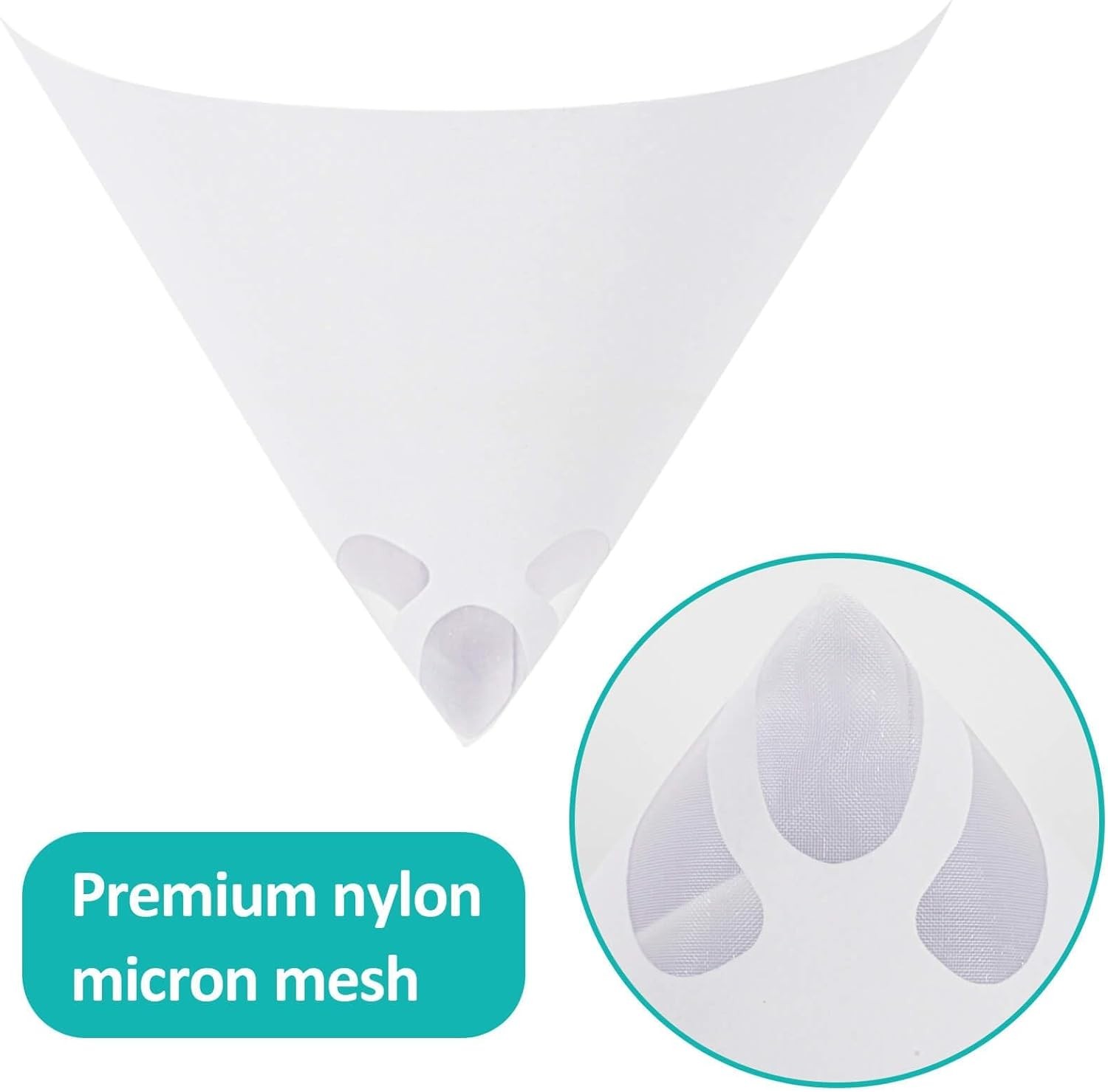 100PCS Paint Strainers Paper Cone Mixing Cup Strainer Fine Mesh...