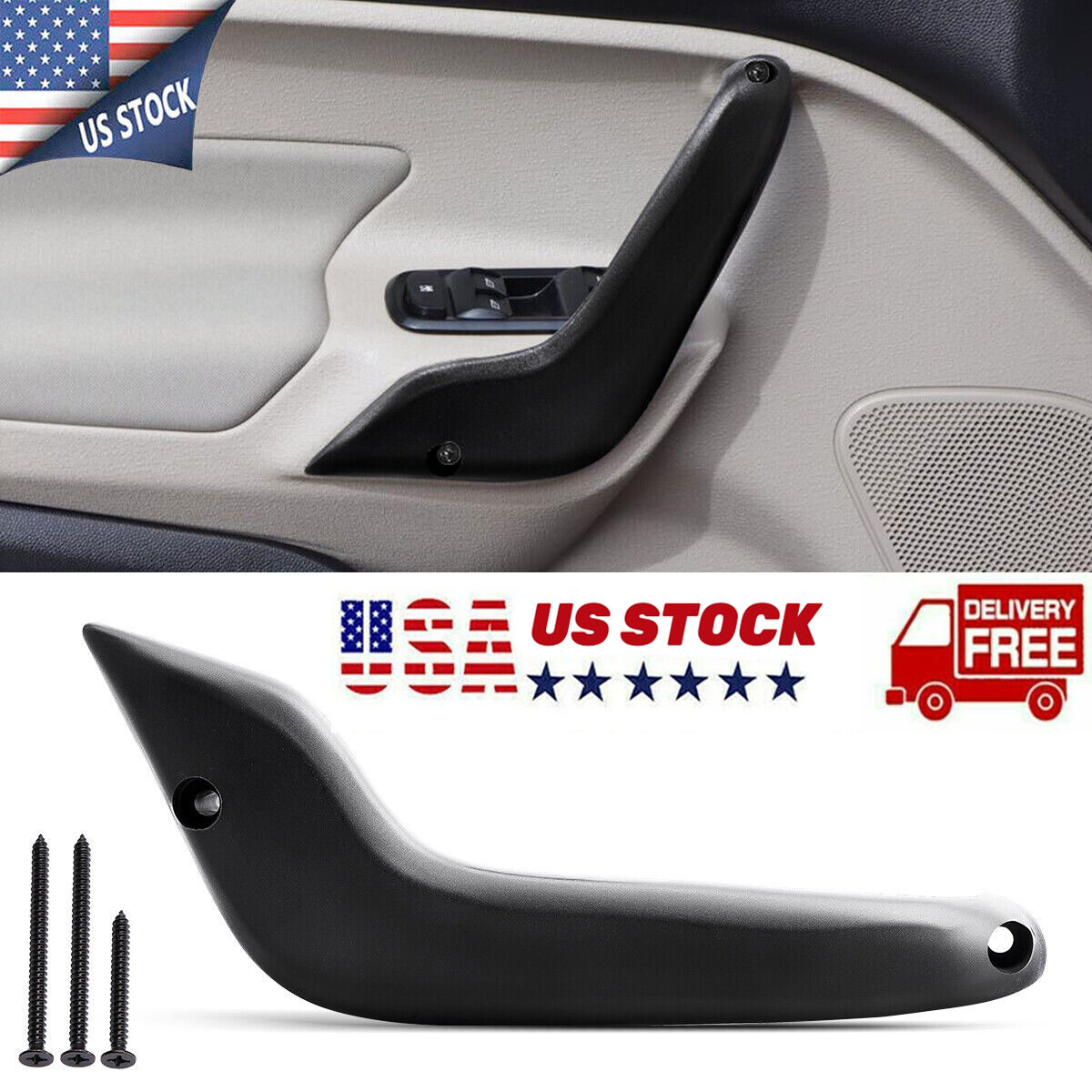 Fits 2011- 2020 Ford Fiesta ABS Power Window Driver Inner Door Pull Handle US