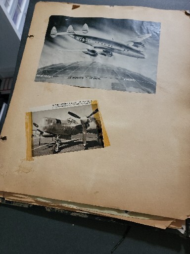 SCRAP BOOK AVIATION VINTAGE