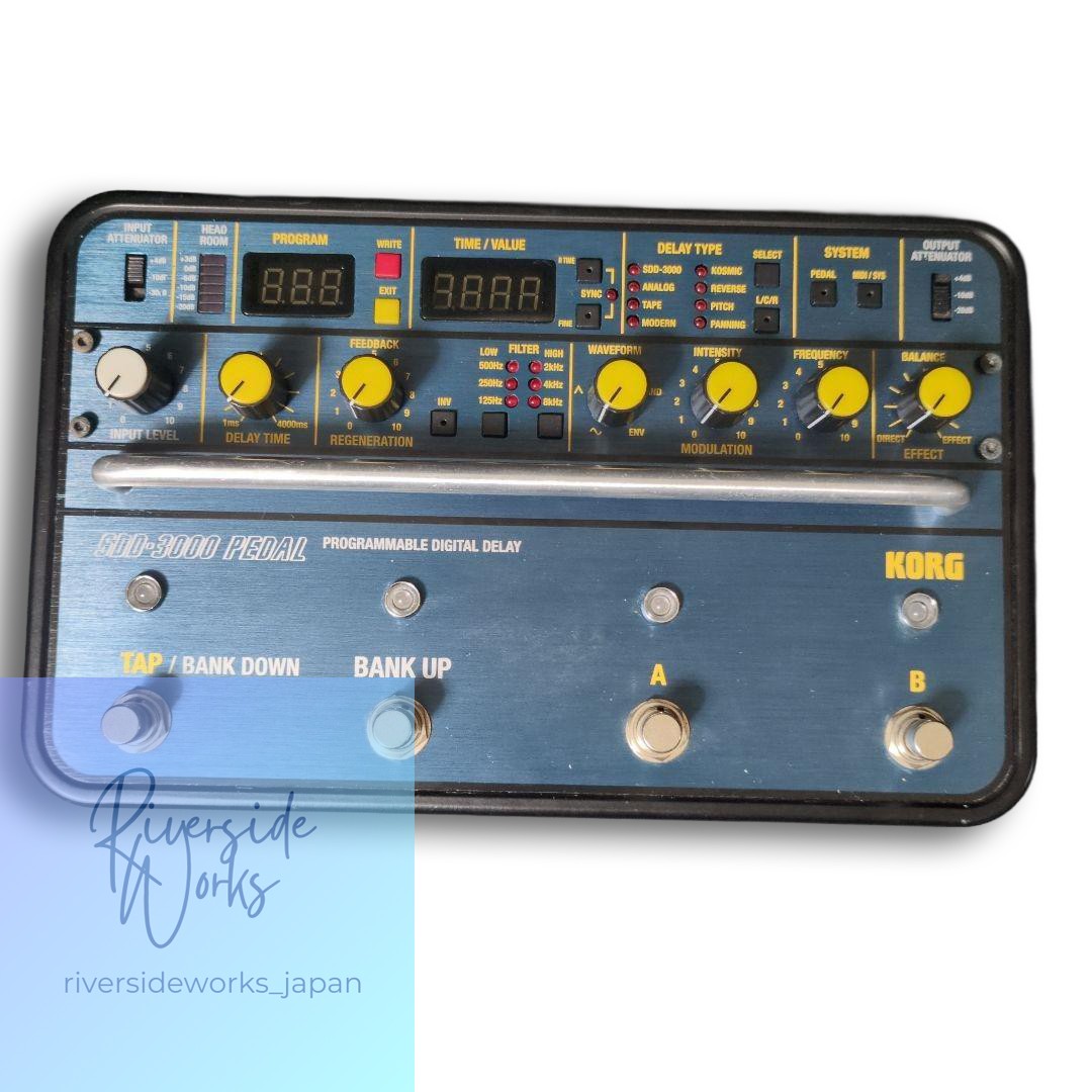 KORG SDD-3000 PEDAL Digital Delay Used