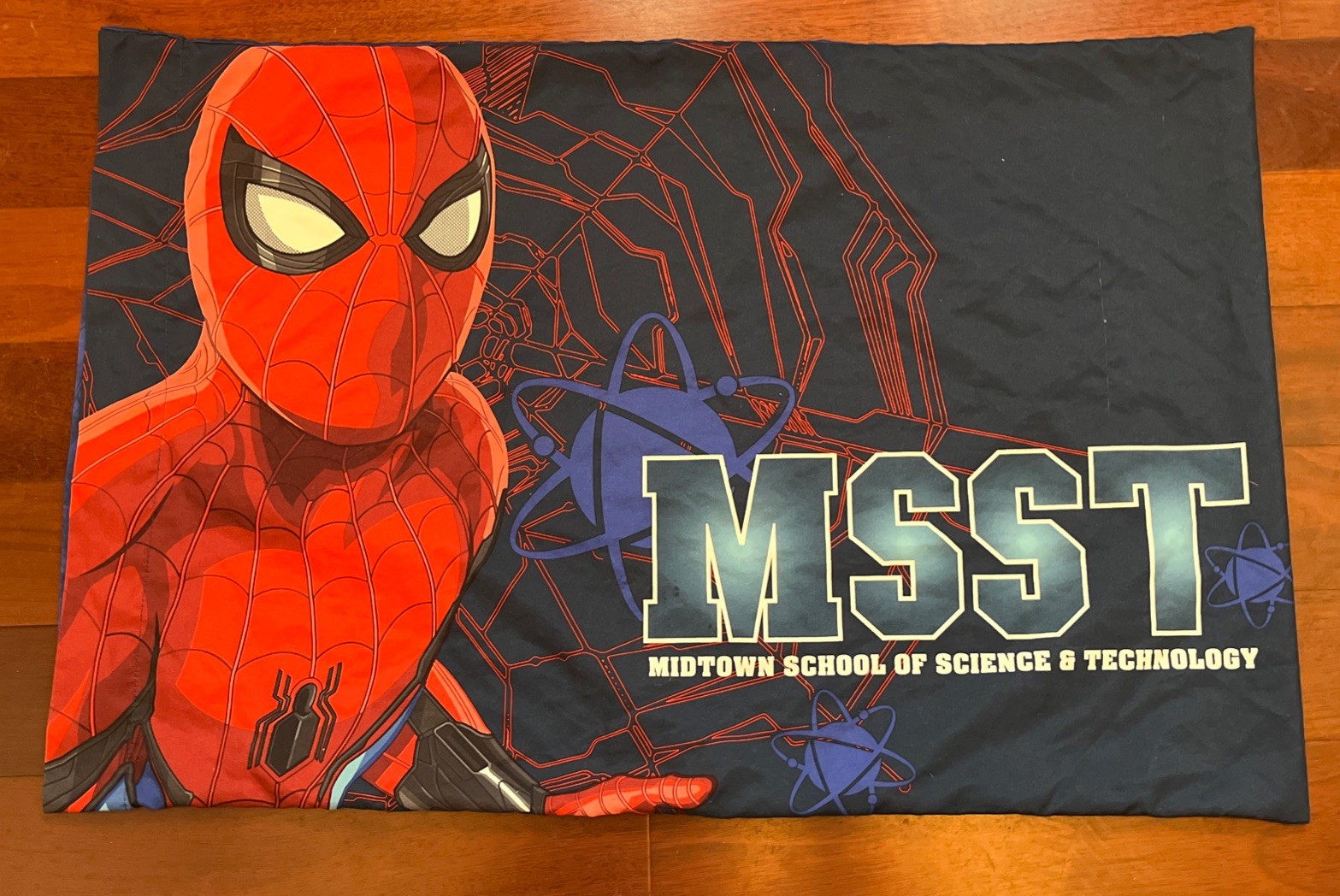 Marvel Spiderman Homecoming Standard Pillowcase Pillow Cover MSST Logo 29” x 19”