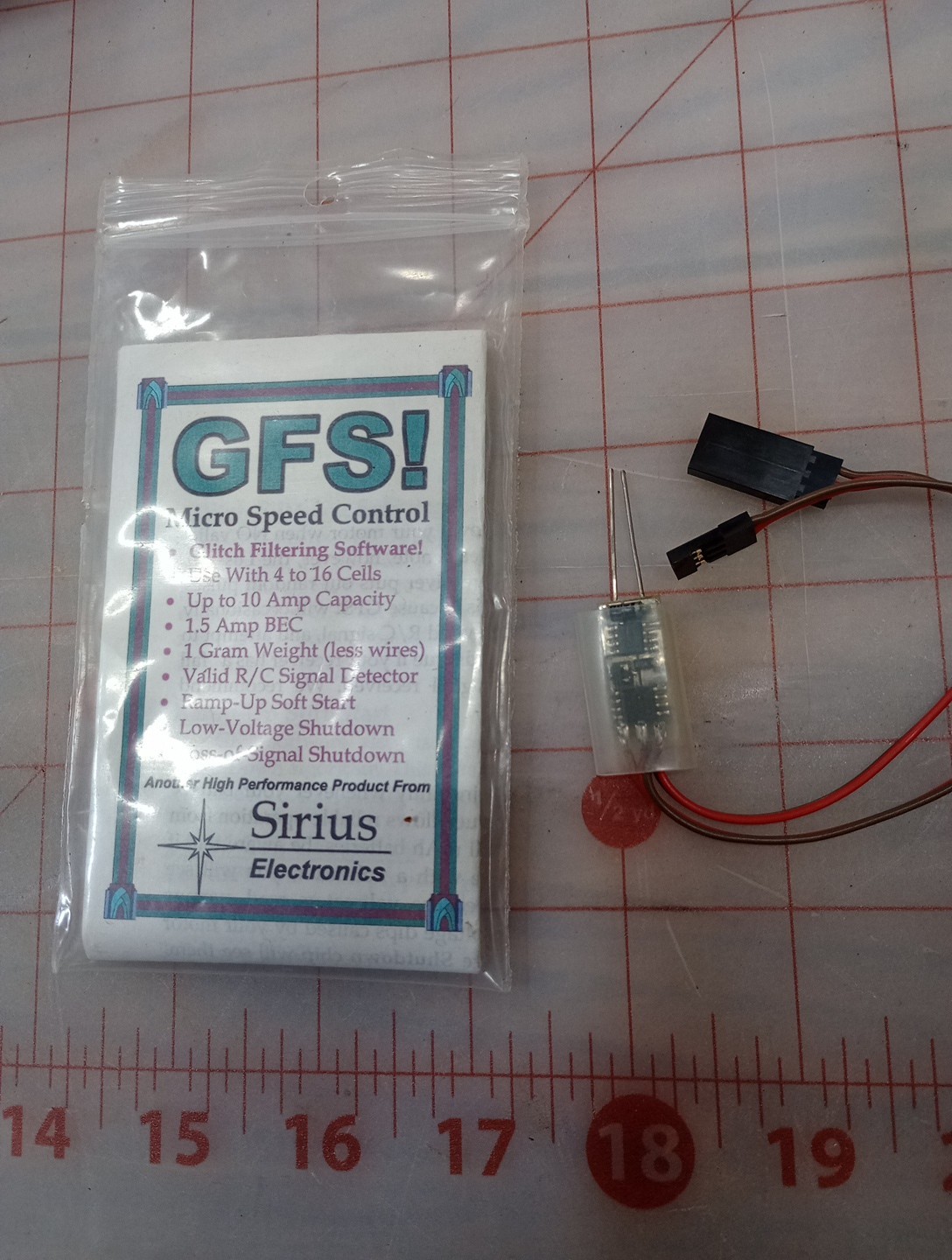 Sirius Micro Speed Controller Esc