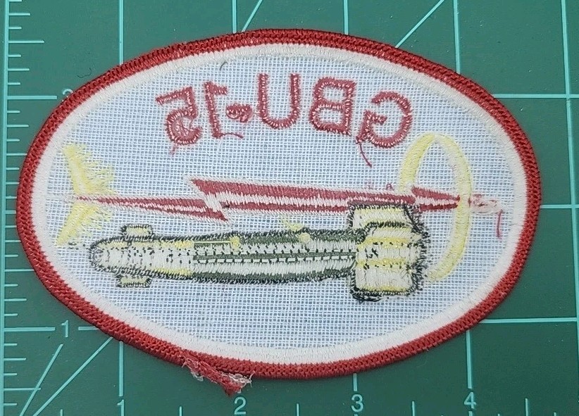 USAF GBU-15 Guided Bomb Unit US Air Force Patch