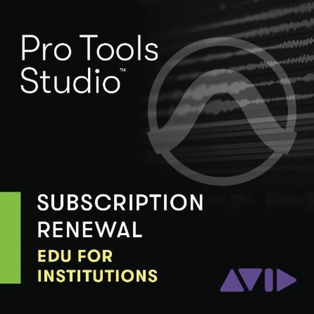 Pro Tools - Studio 1-Year Subscription RENEWAL - Academic Institutio  - Educatio