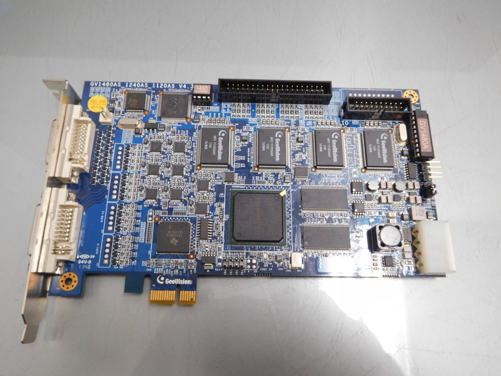 GeoVision GV-1480A V4.30 16-Channel PCI DVR Surveillance Video Capture Card DVI