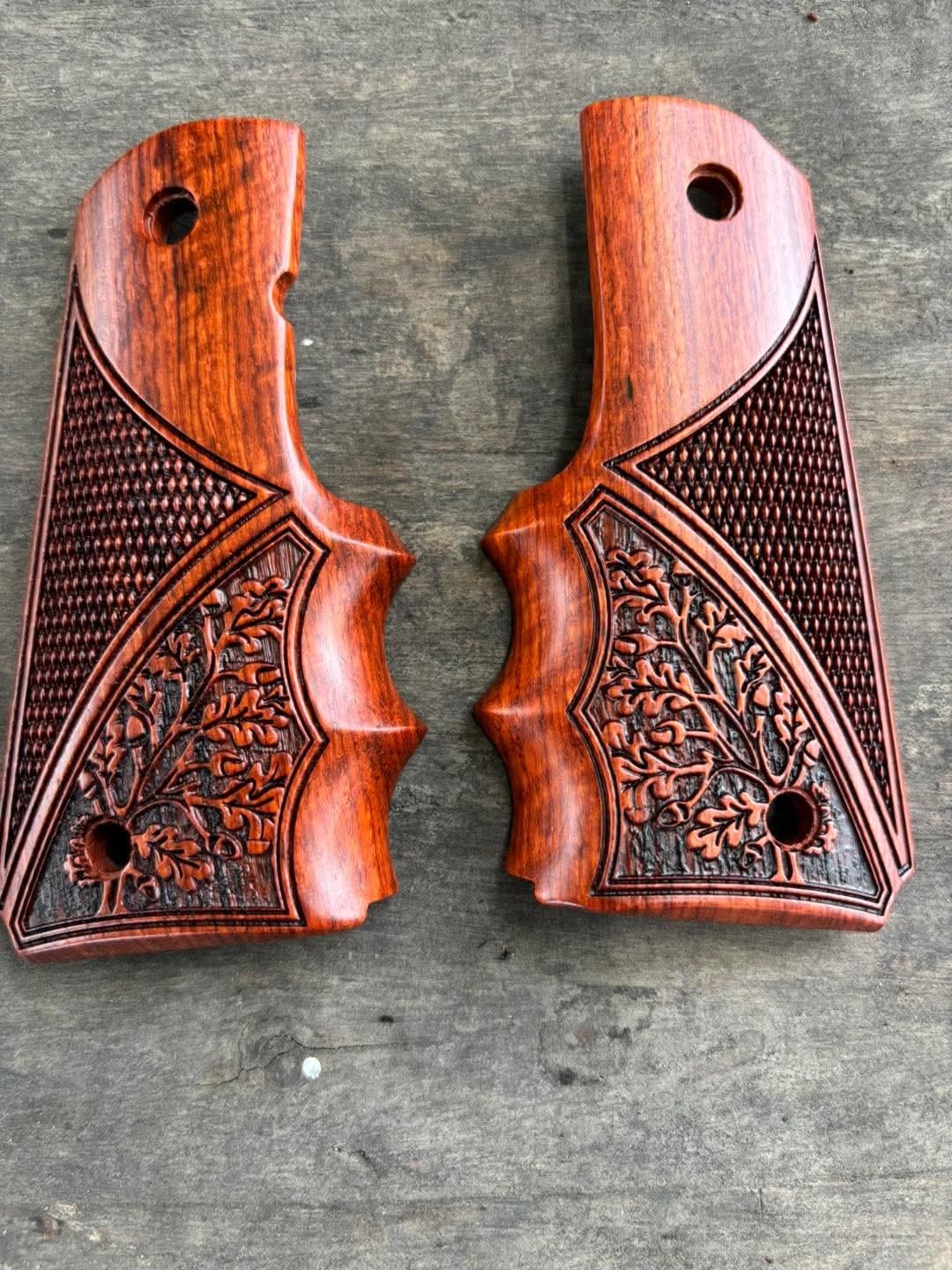 Rare solid Wood grips for 1911 Grips customs fit for full size and commander