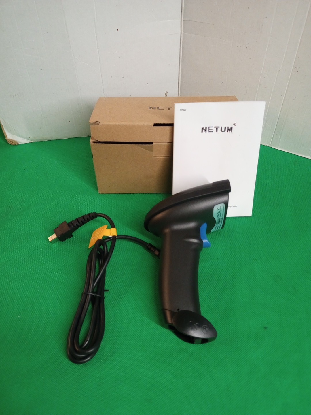 NETUM NT-1228BC Bluetooth Barcode Scanner Compatible with 2.4G Black