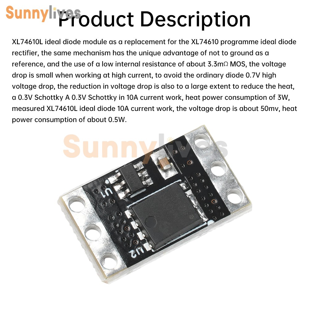 1-10pcs XL74610L Ideal Diode Module Replace LM74610 Analog Ideal Diode Rectifier