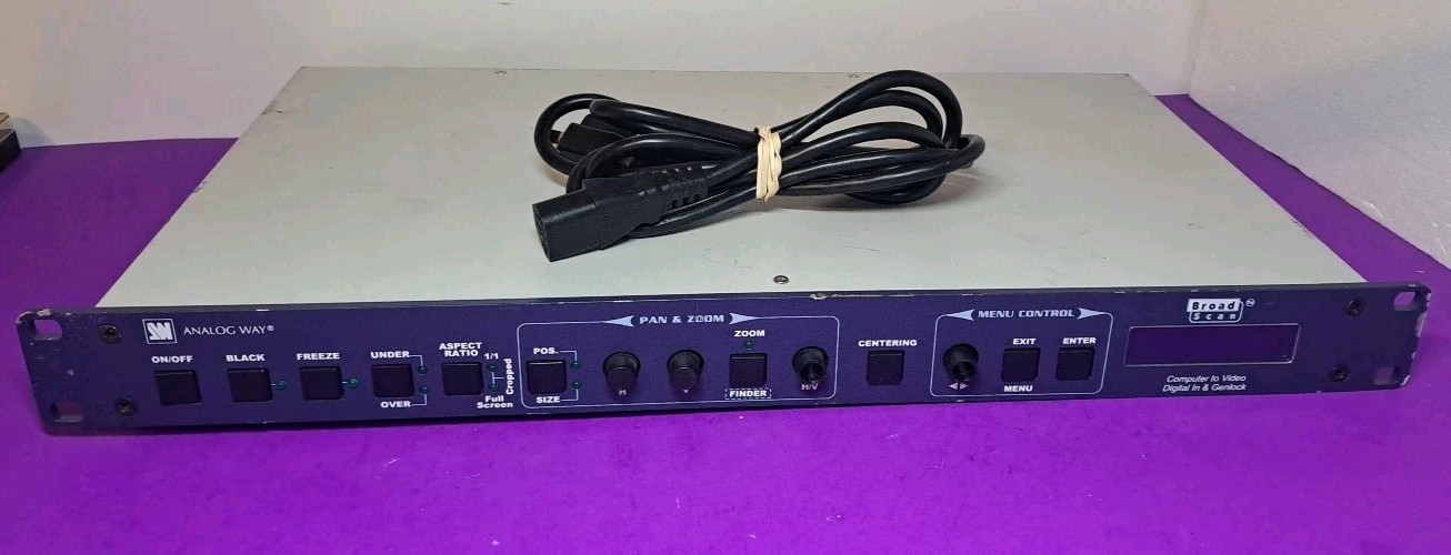 Analog Way BSC730 Broad Scan, High Resolution to Video Scan Converter with...