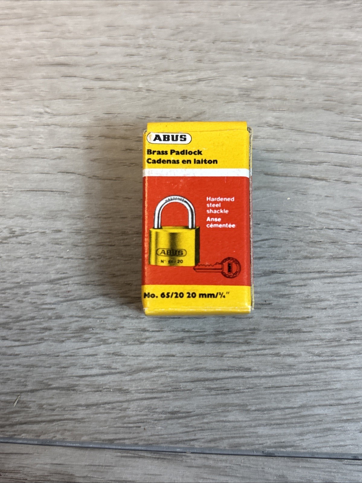 Abus 65/20 Brand New Key Lock 2 Keys