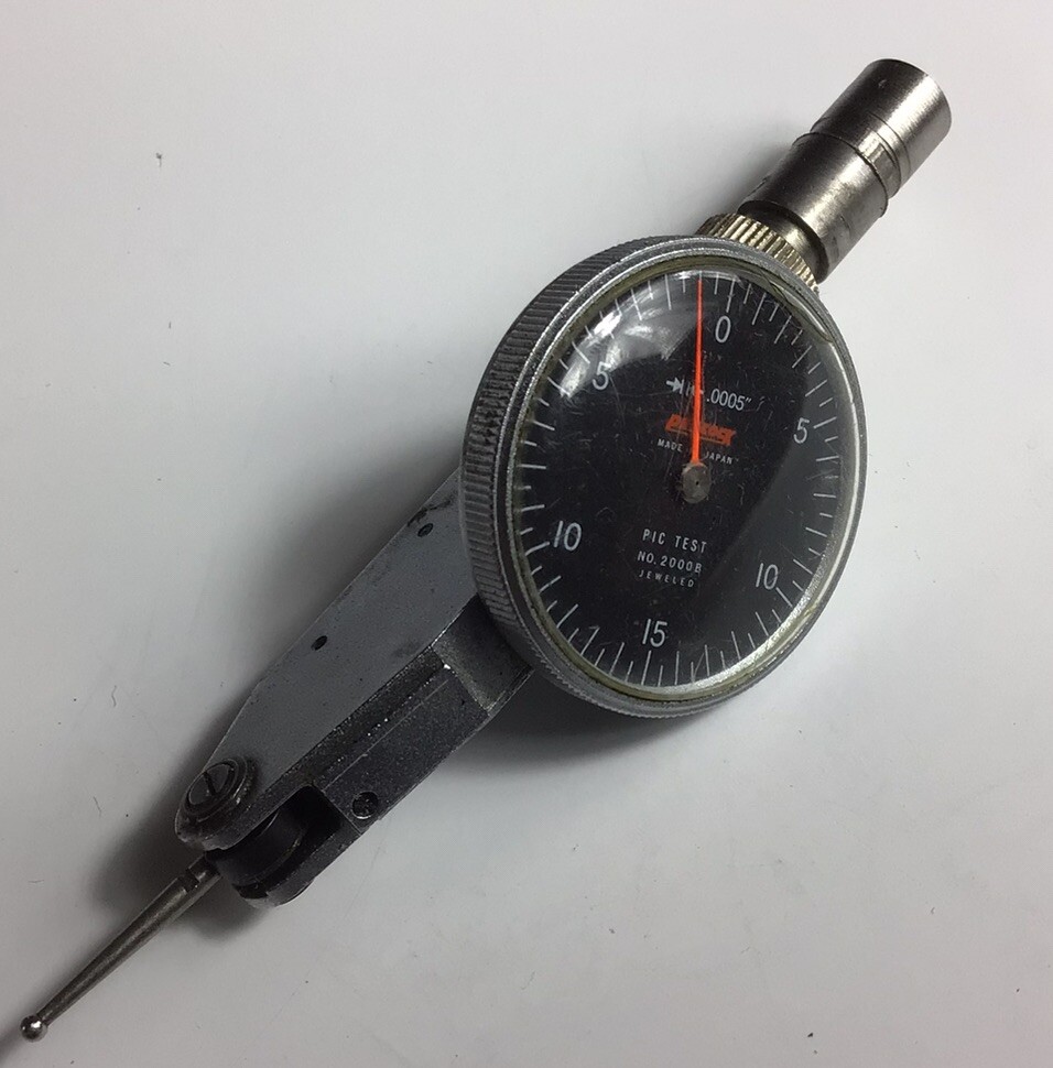 PEACOCK Model PIC Test No. 2000B 0.0005" 0-0.03 inch Dial Test Indicator JAPAN