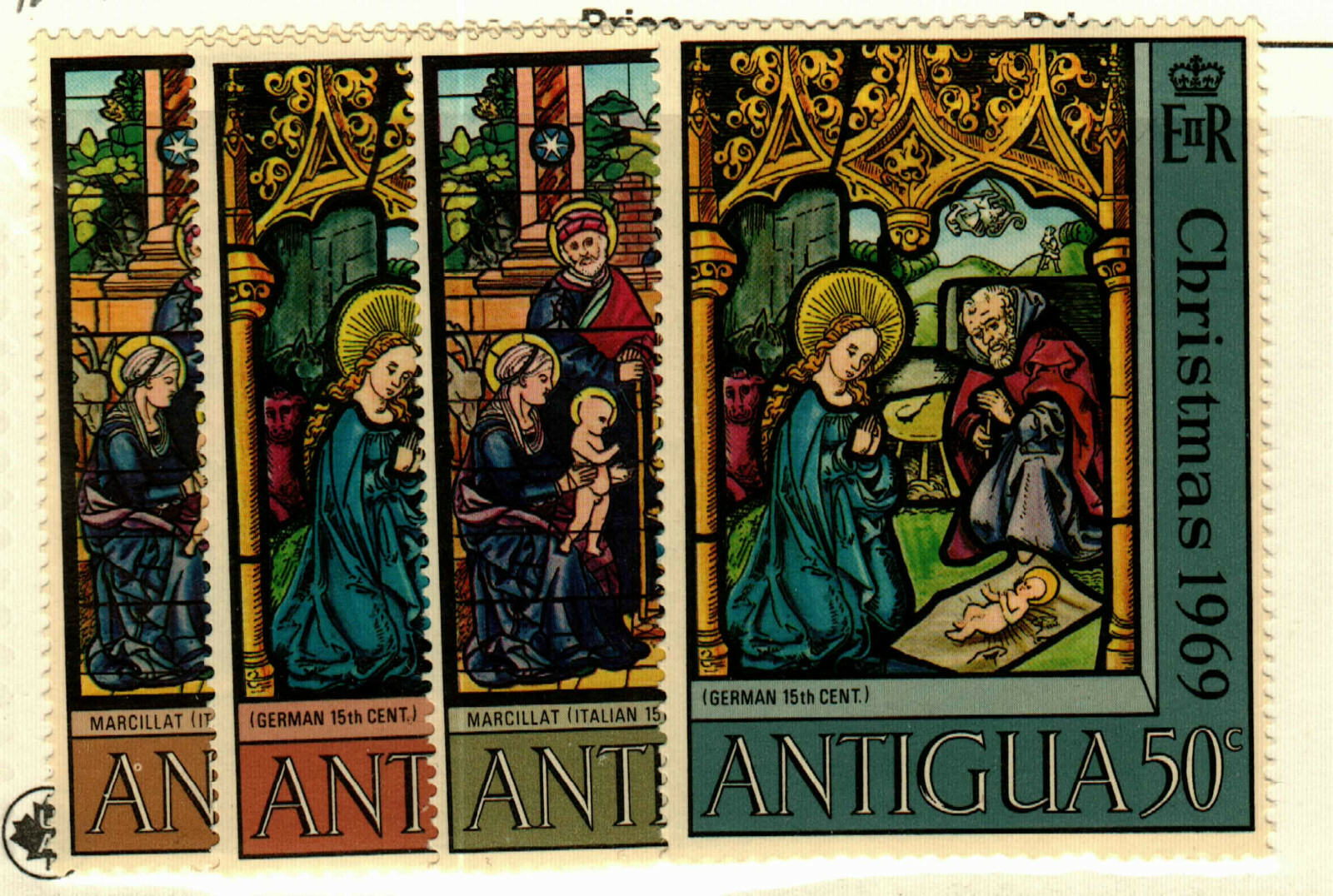 Antigua #224-7 MNH Christmas