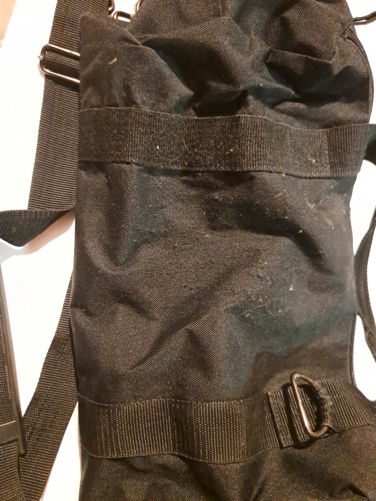 Jeppesen Pilot Flight Bag Shoulder Strap Black Dual Zipper Worn 16 X 5 X 11