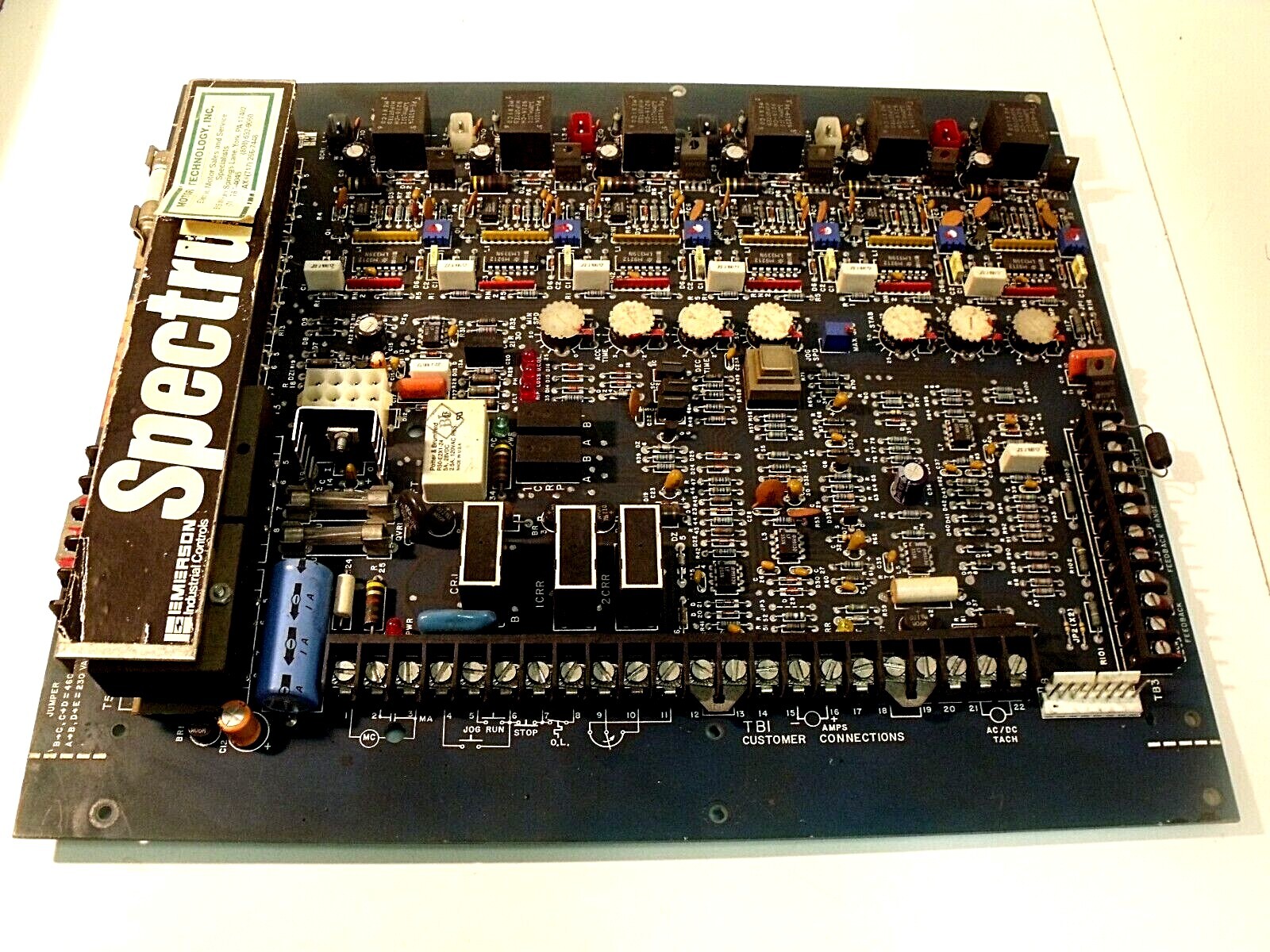 Emerson 2200-4005 Main Board for Spectrum DC Motor Speed Controllers #1