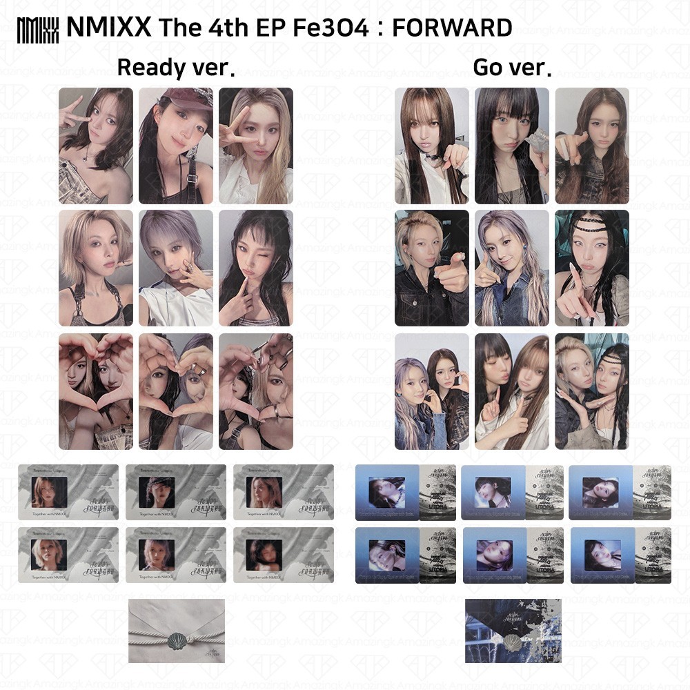 NMIXX The 4th EP Album Fe3O4 : FORWARD Photobook ver. Official Photocard Goods