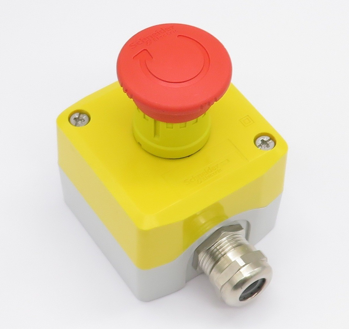 Complete housing Schneider Electric XALK surface housing mushroom button emergency stop 2Ö 2NC