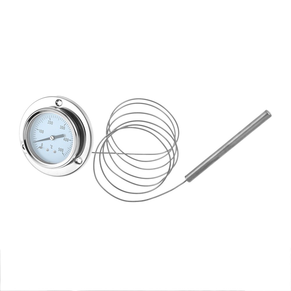 150 cm Oven Thermometer with Stainless Steel Probes Up to 500 °C Temperature
