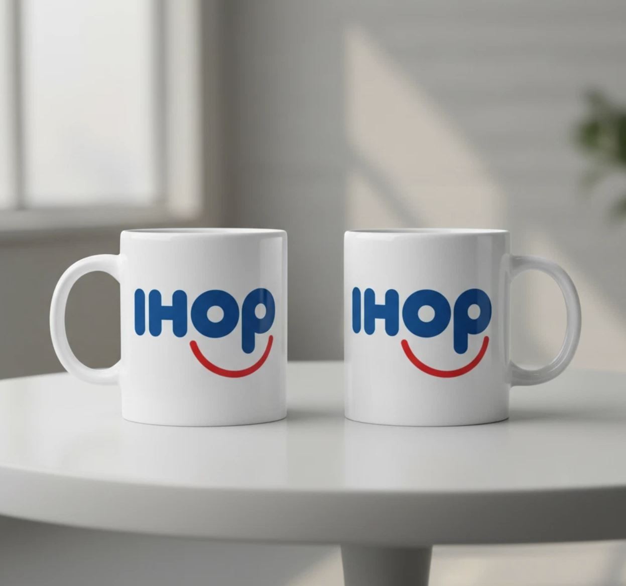 IHOP Logo Coffee Mug – Classic Diner Style Ceramic Cup