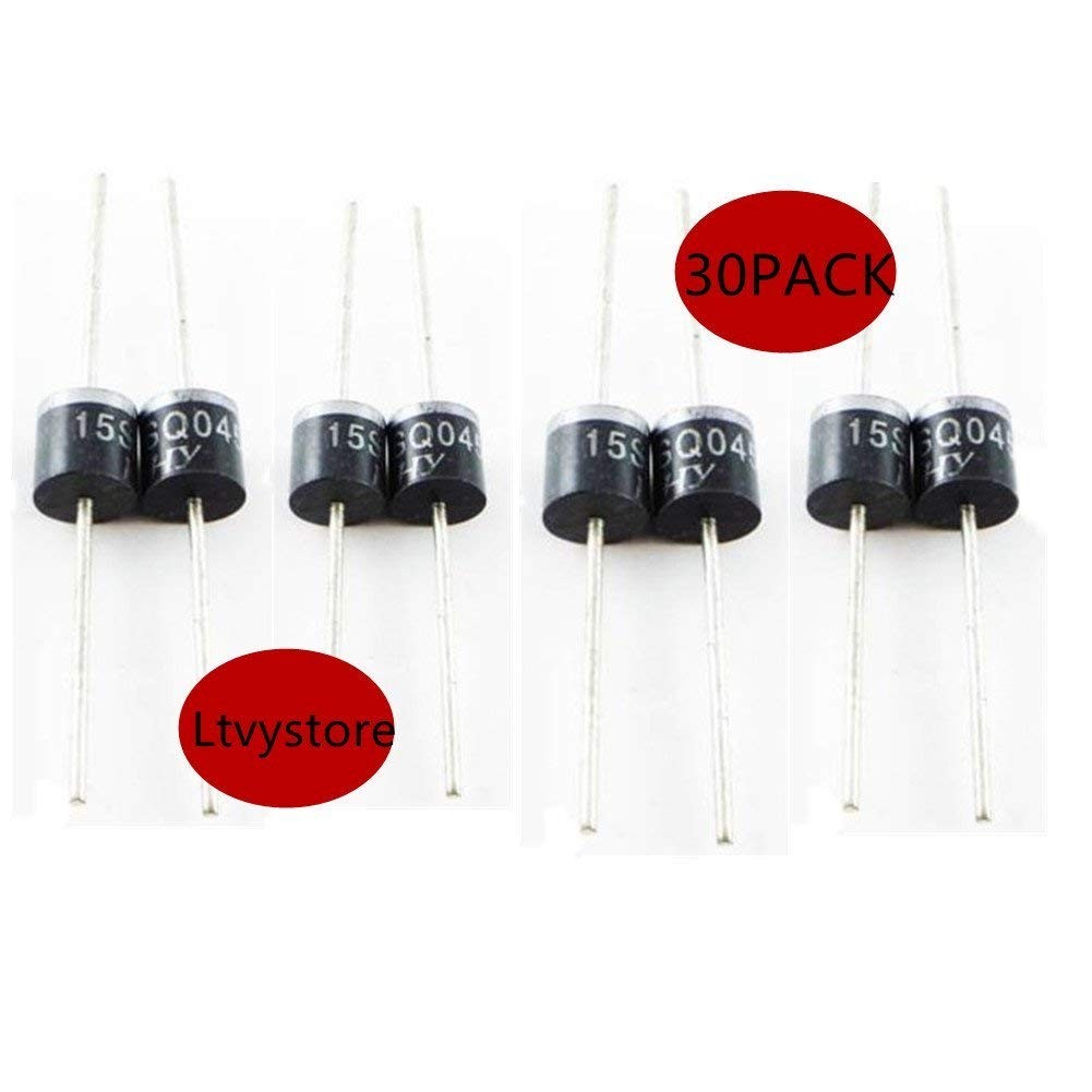 Ltvystore 30PCS 15Amp Diode Schottky Blocking Diodes Compatible for Solar...