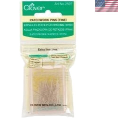Two 2 Boxes Quantity 100 Extra Fine Patchwork Pins ~ Article No. 2507 ~ 1.5" ...
