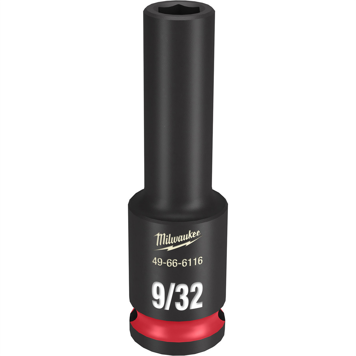 Milwaukee Tool SHOCKWAVE Impact Duty  3/8" Drive 9/32" Deep 6 Point Socket