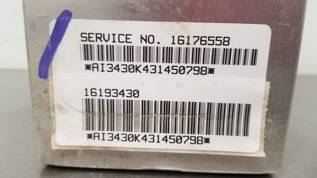 93 PONTIAC FIREBIRD SRS CONTROL MODULE 16176558