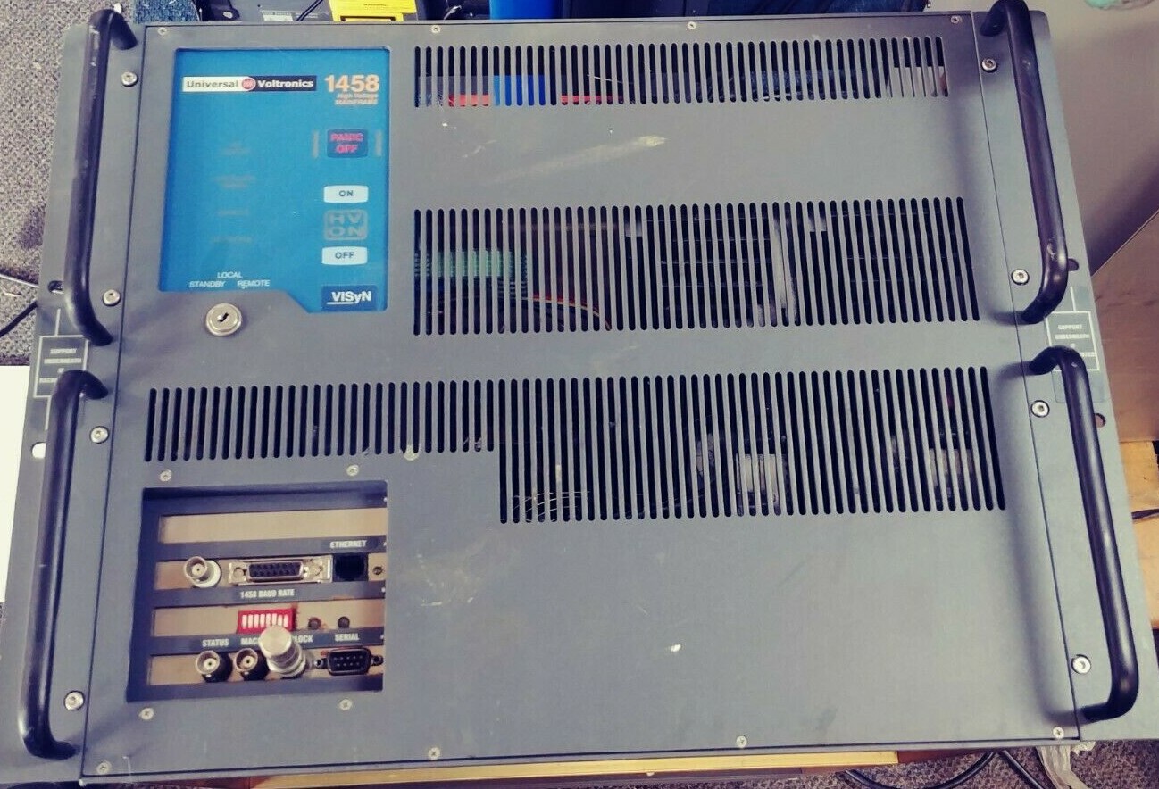 Universal Voltronics 1458 High Voltage Mainframe - parts only (*)