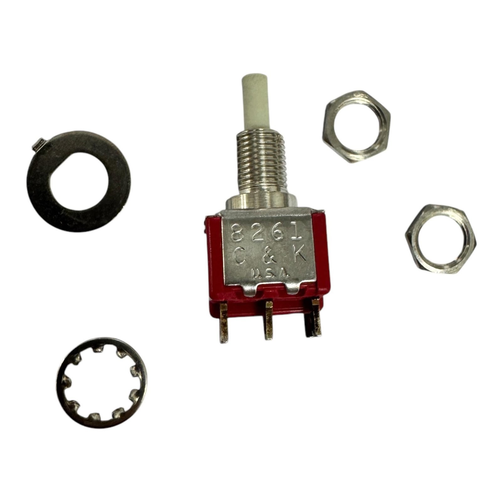 8261 C&K Momentary Pushbutton Switch 3A/250Vac 6A/125Vac