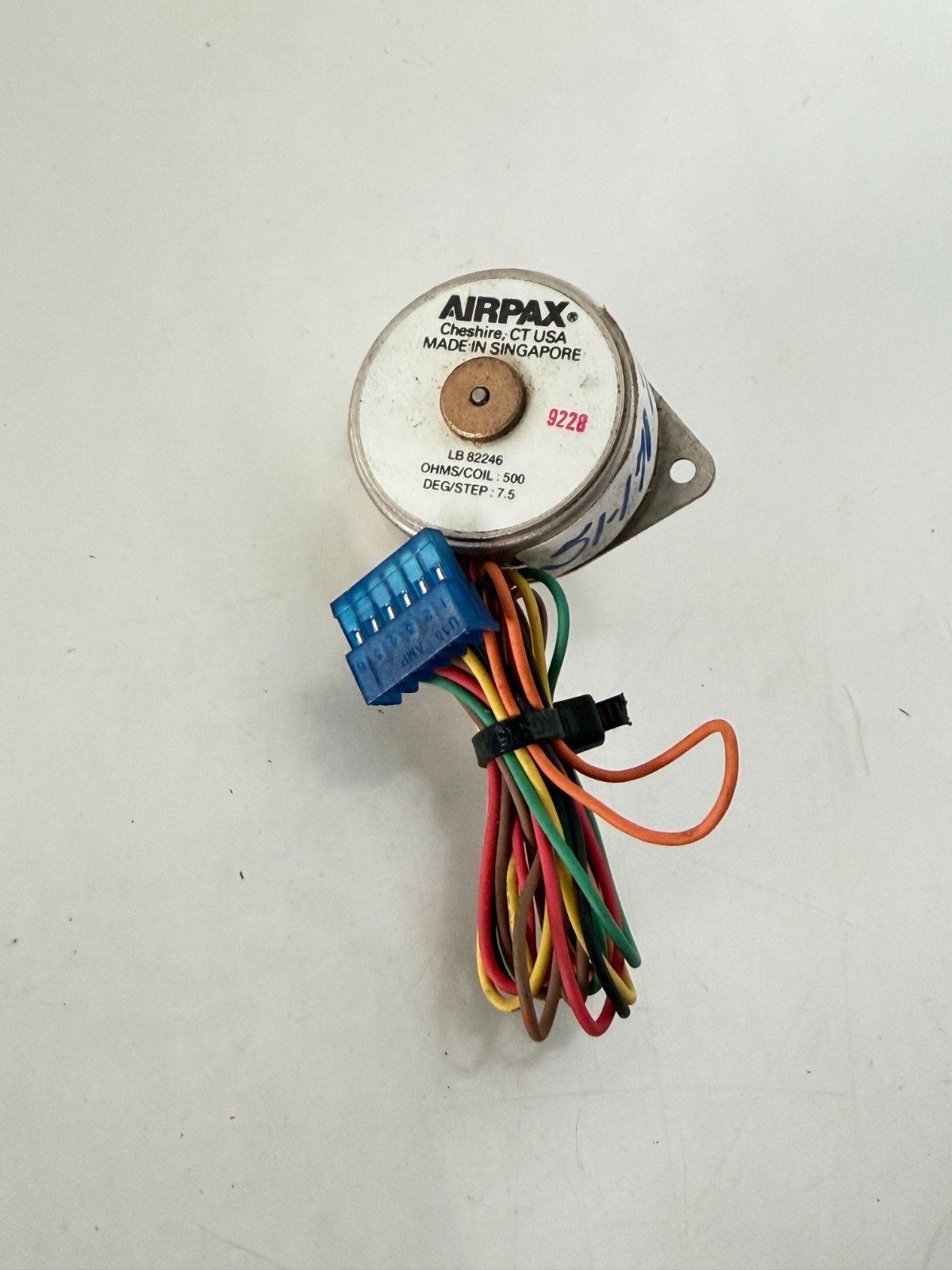 Airpax L82246 Stepper Motor 7.5 DEG/Steps 500 OHMS 9288 (34)