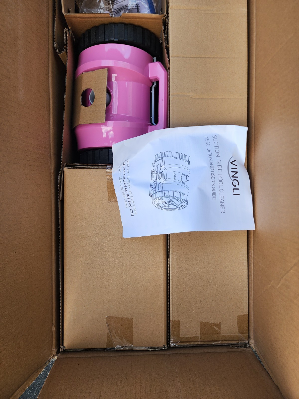 Automatic Suction-Side Pool Vacuum Cleaner, Wall-Climbing for Inground Pools