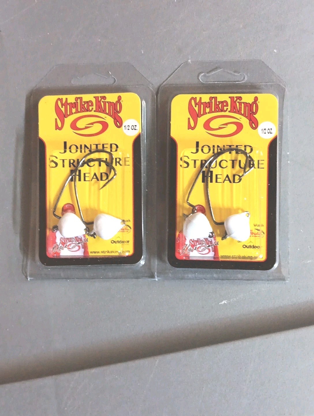 2 Strike King Jointed Structure Head 1/2 oz. White