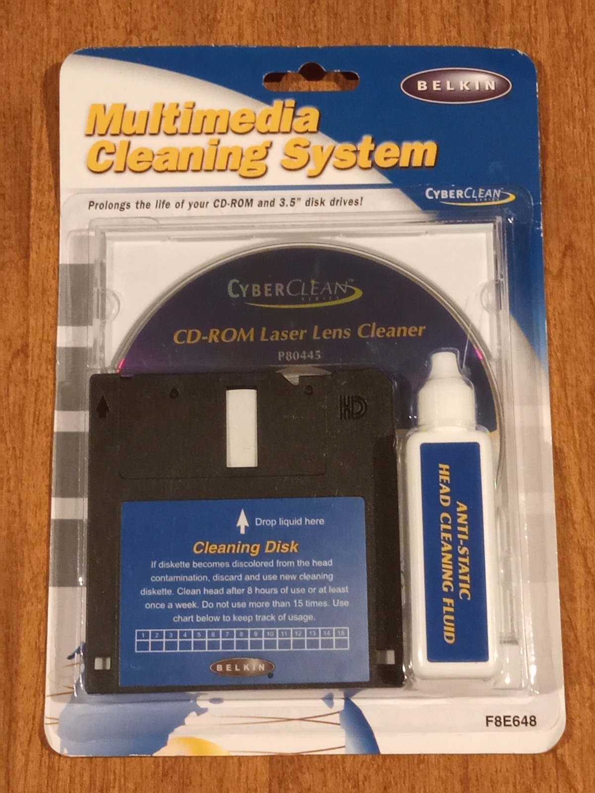 Belkin Cyberclean Multimedia Cleaning System – Model# F8E648