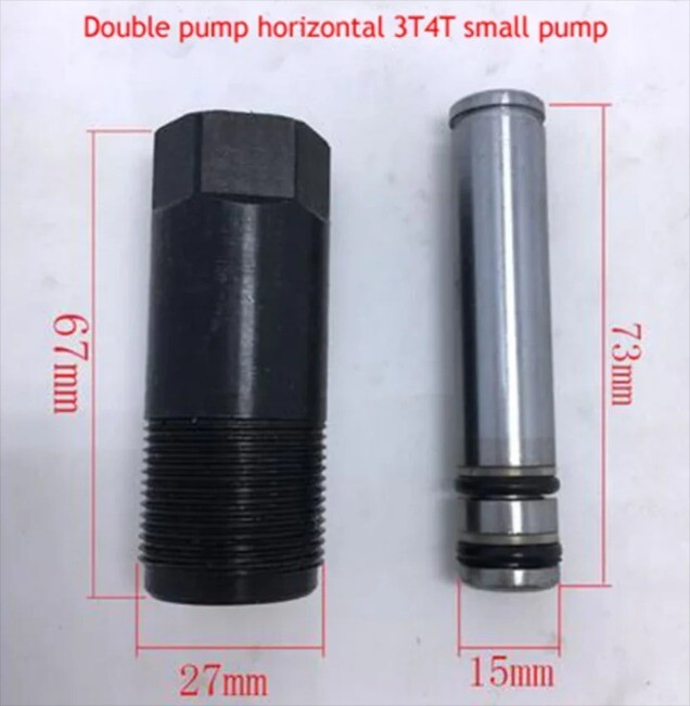 3T 4T Double Pump Horizontal Jack Oil Pump Body Oil Seal Small Piston Plunger
