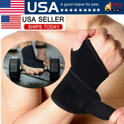 Wrist Hand Brace Support Carpal Tunnel Sprain Arthritis Gym Splint  Left / Right