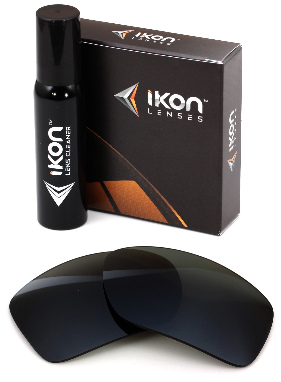 Polarized IKON Replacement Lenses For Maui Jim Peahi MJ-202 - Black