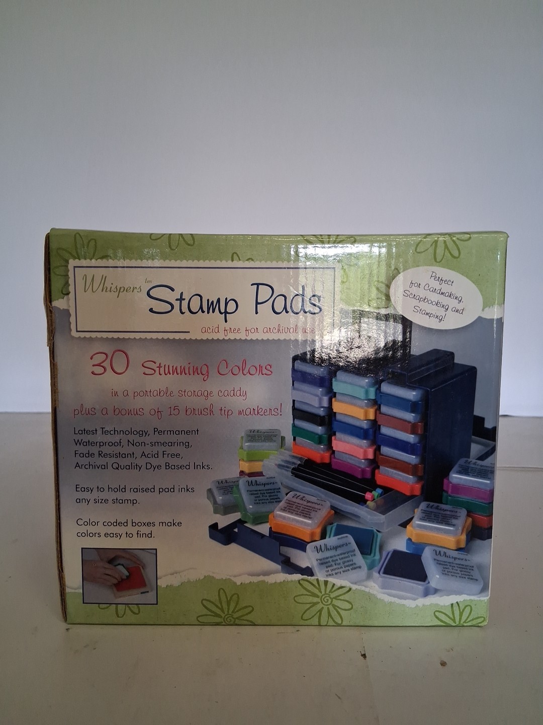 Sugar Loaf Whispers Stamp Pad Set Archival Dye Based Ink Pads Set Of 30 Pads
